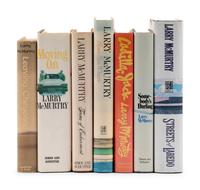 McMURTRY, Larry (1936–2021). A group of 7 FIRST EDITIONS, SOME SIGNED, comprising: