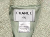 Chanel, Mint Green Tweed Blazer