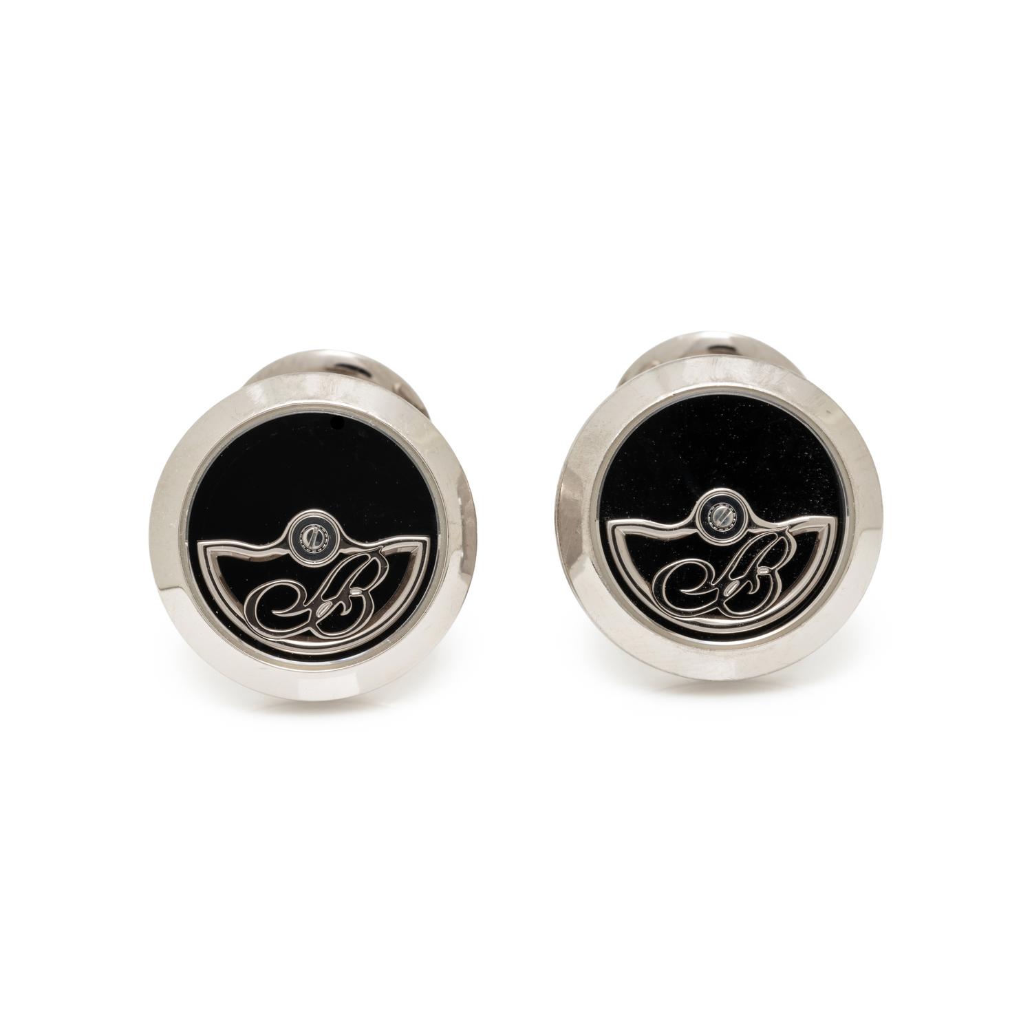 BREGUET, WHITE GOLD ROTOR CUFFLINKS
