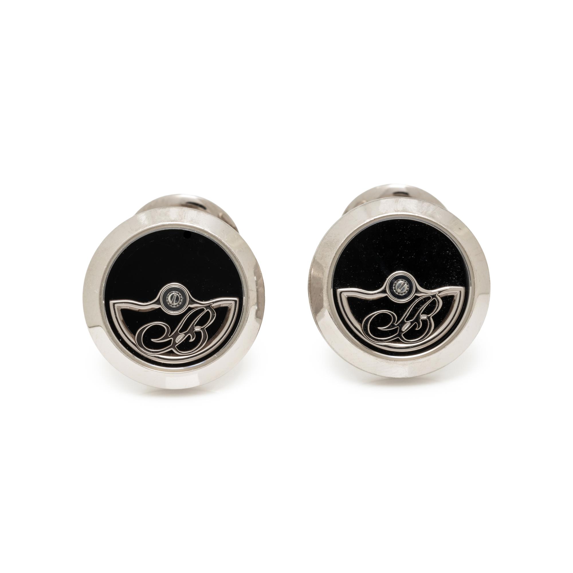 BREGUET, WHITE GOLD ROTOR CUFFLINKS