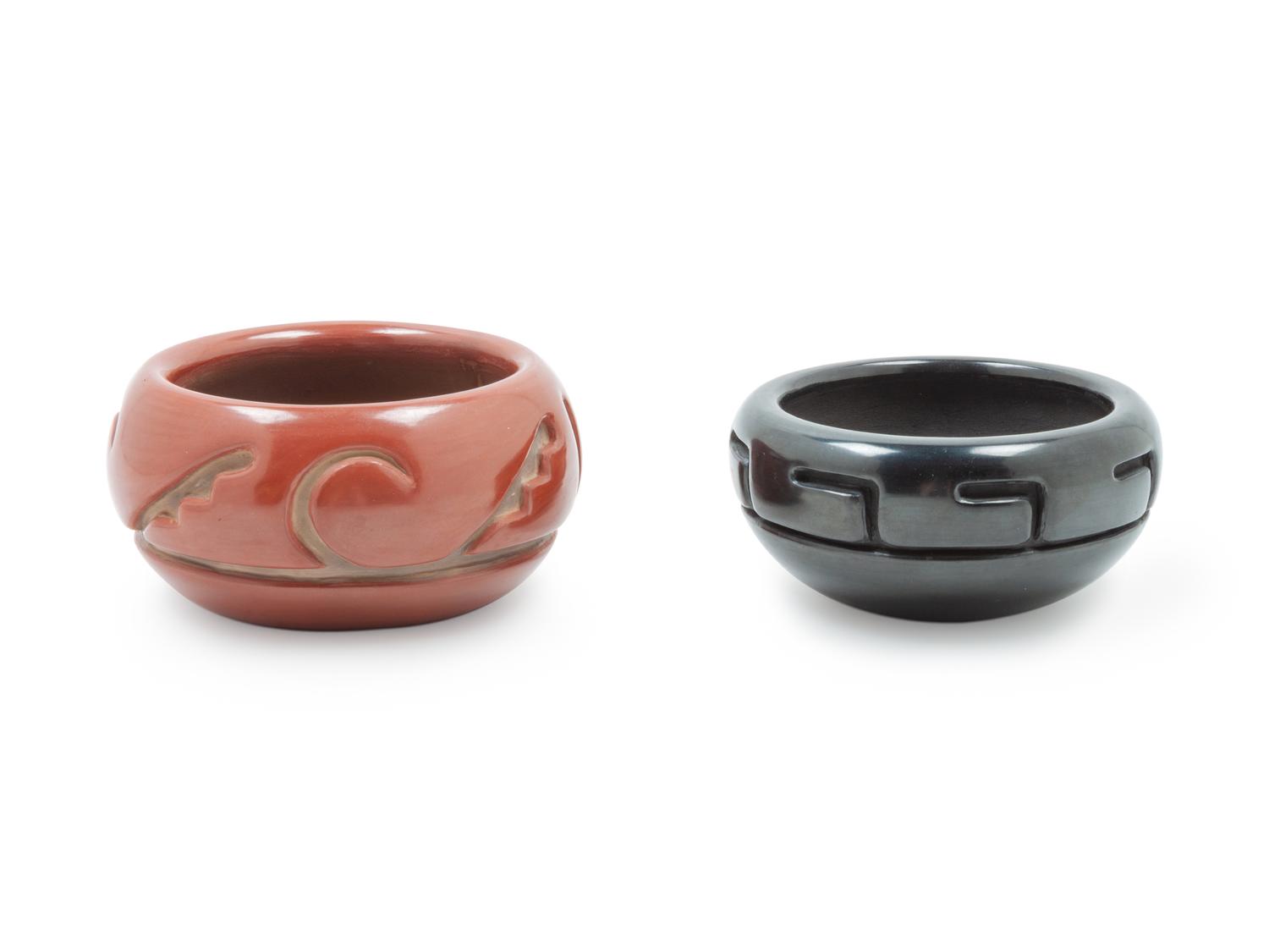 Group of Two Keva Step Design Bowls