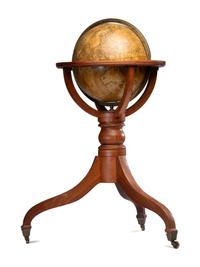 A Josiah Loring 11-Inch Terrestrial Globe