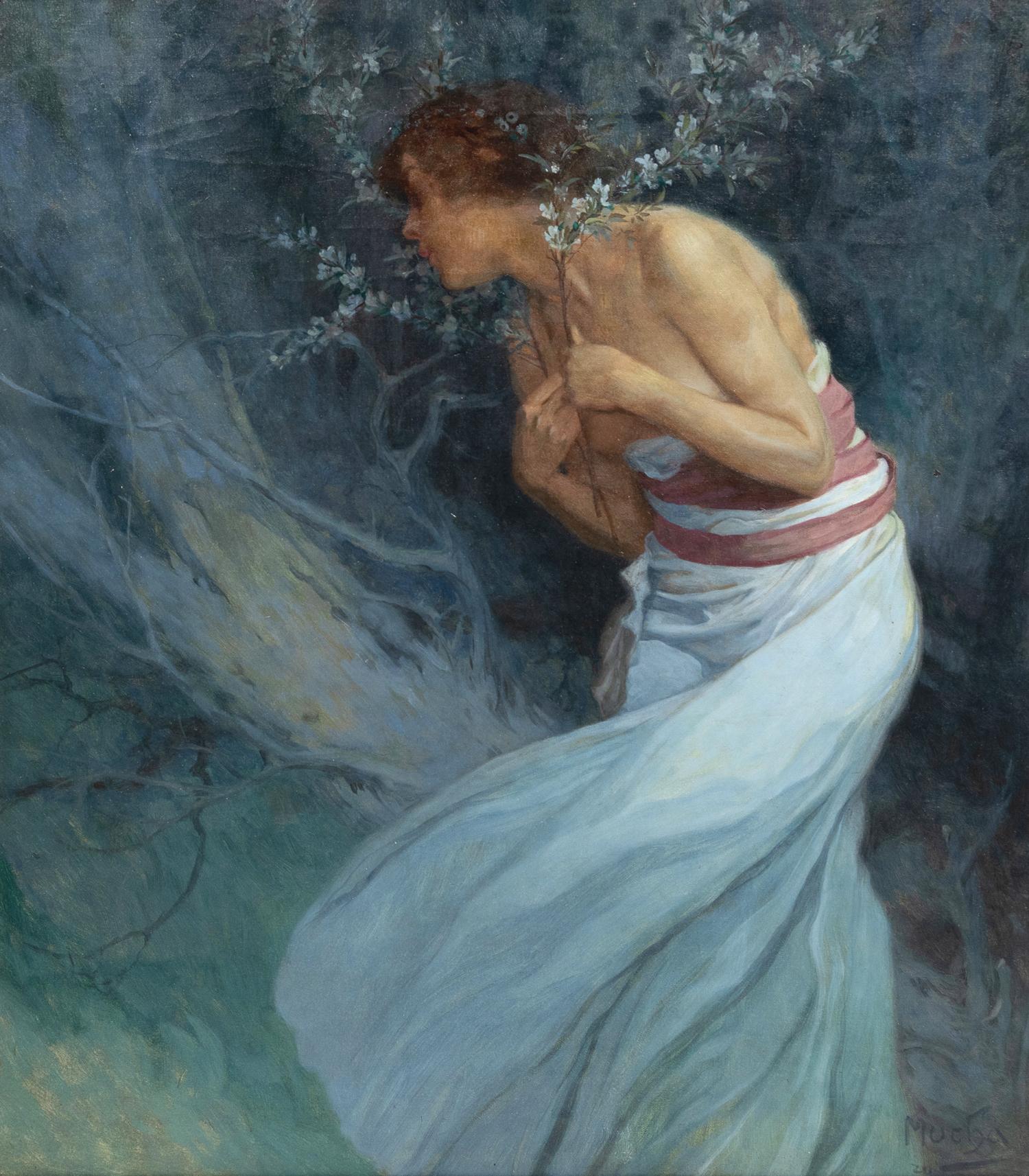 Woman with Flowering Branches