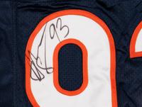 A Chicago Bears Adewale Ogunleye Signed Game Issued Jersey Uniform