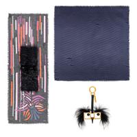 Fendi, Two Shawls & a Key Chain