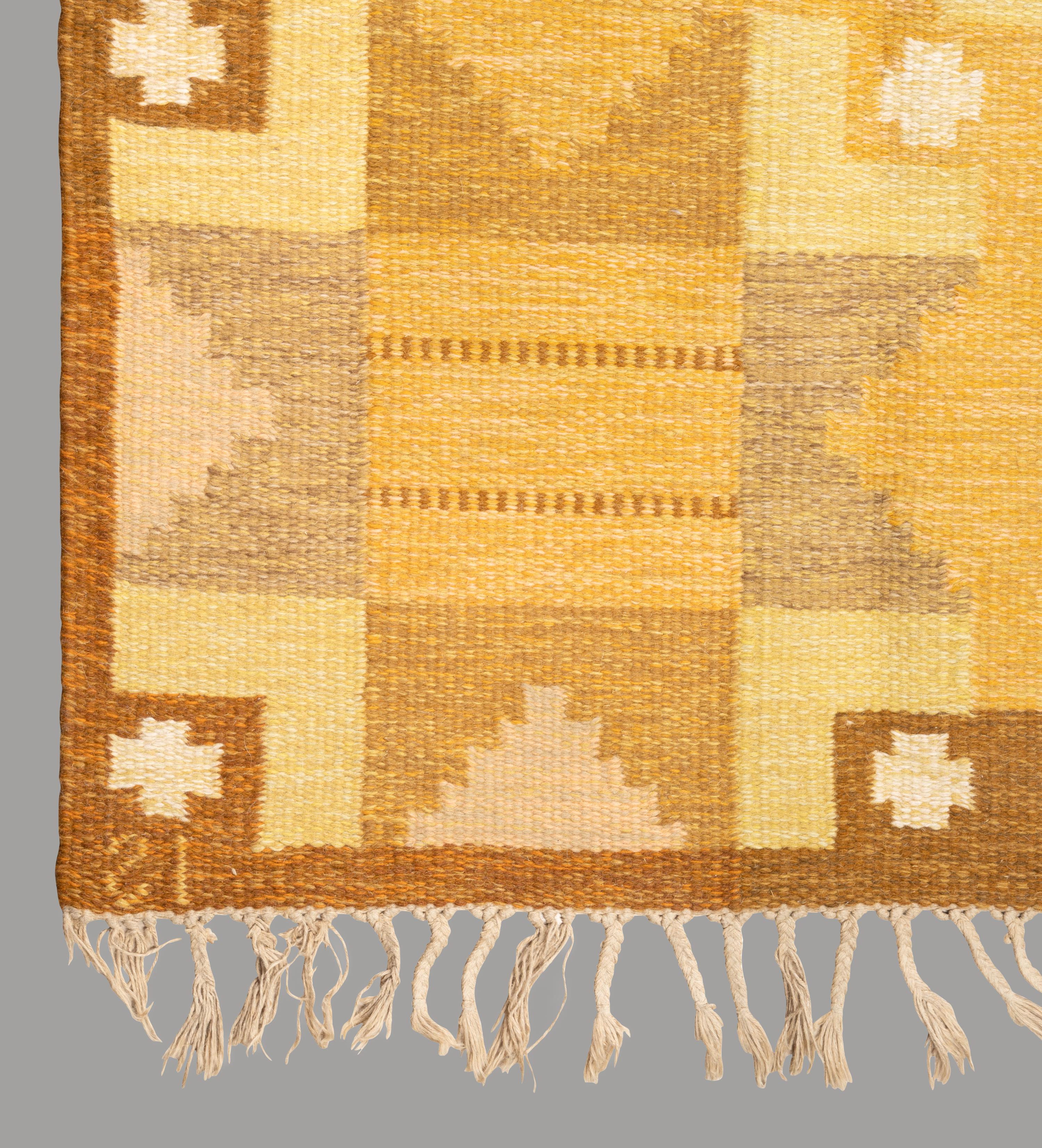 'Follinge' Flatweave Rug, c. 1940 Axeco, Sweden