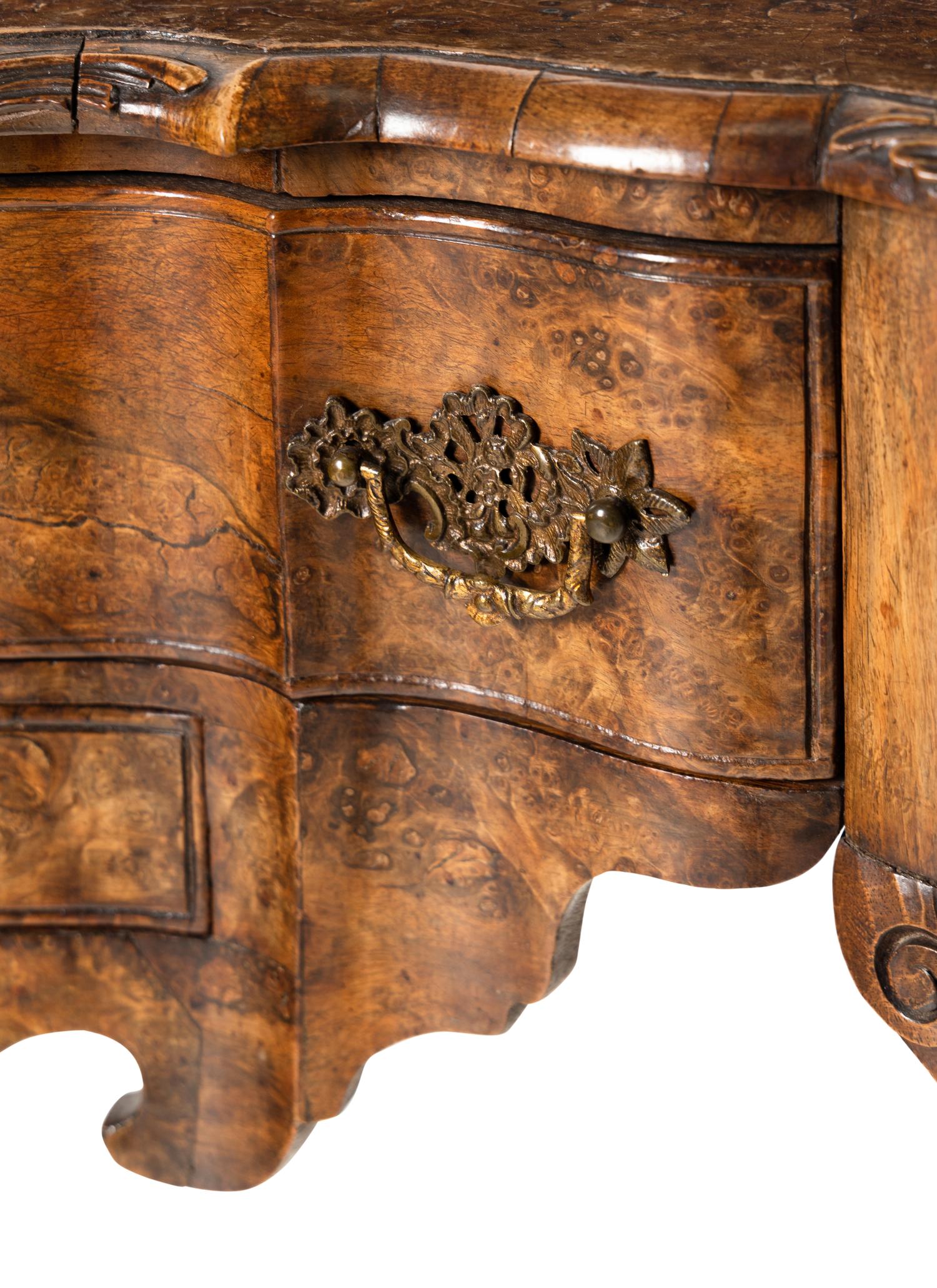 A Dutch Walnut Dressing Table