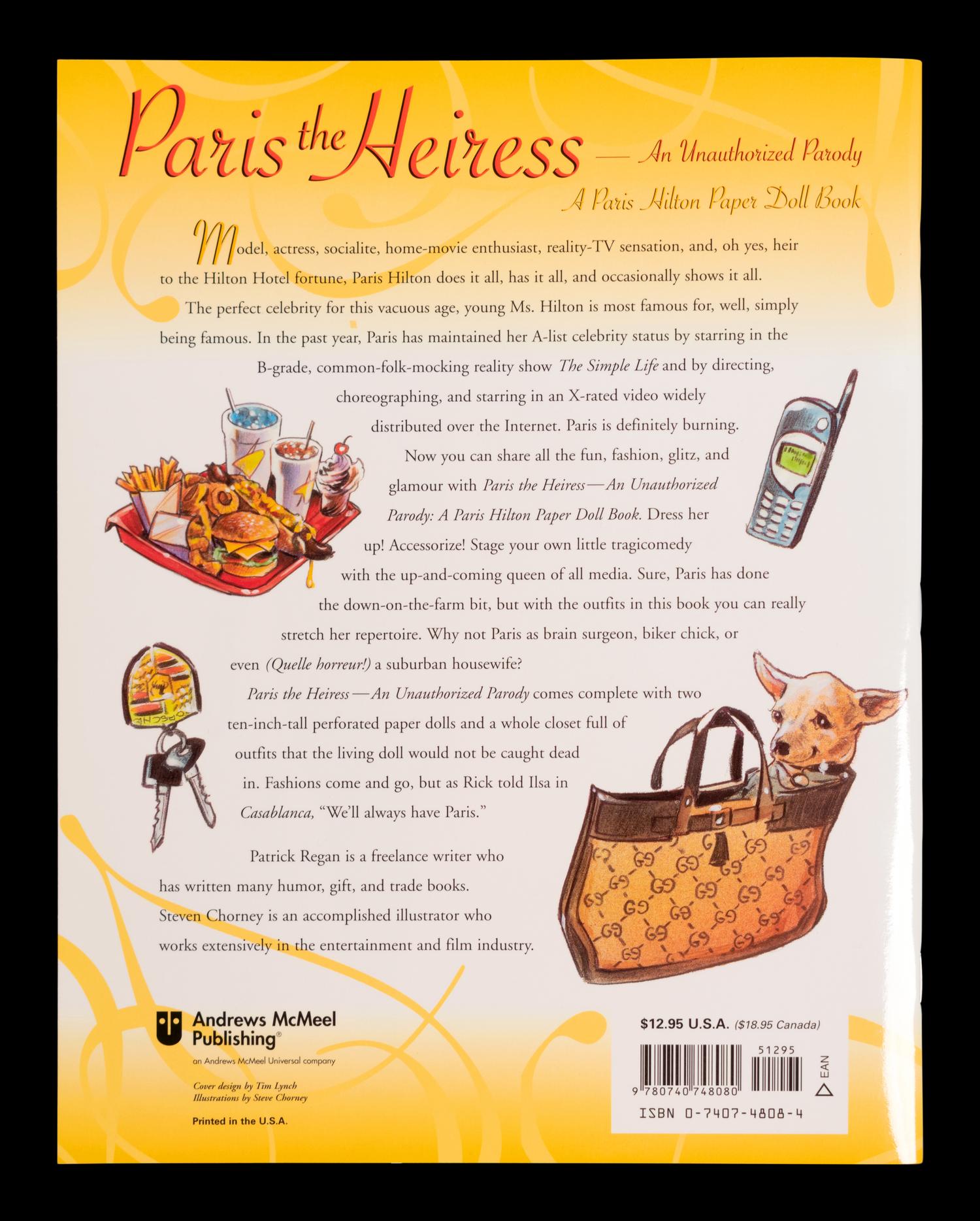 (Celebrity Books) PARIS HILTON: “The Paris Hilton Paper Doll Book”