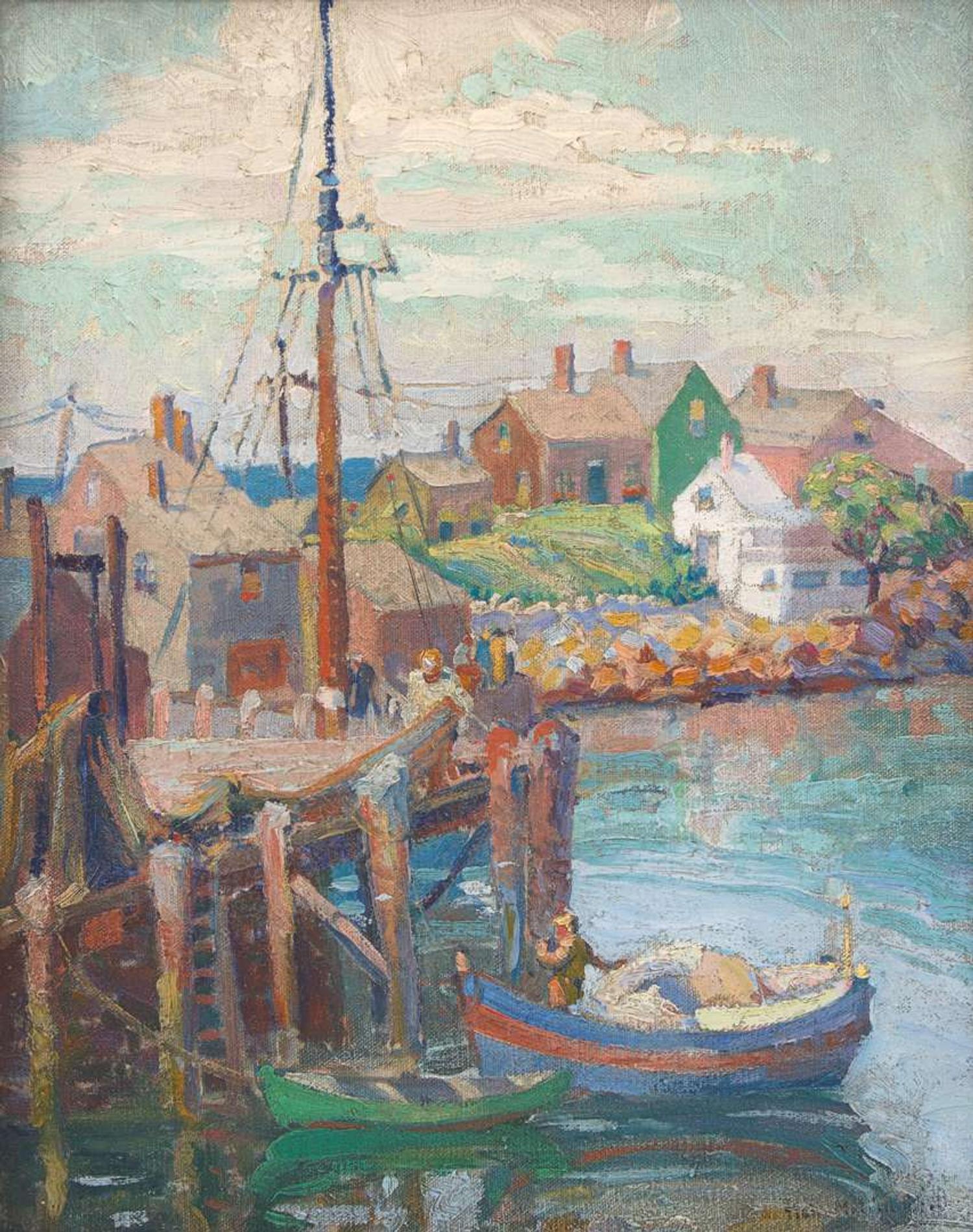Ilah Marian Kibbey (American, 1883-1957) - Bearskin Neck, Rockport