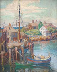 Ilah Marian Kibbey (American, 1883-1957) - Bearskin Neck, Rockport