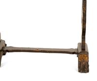 A Chinese Export Black and Gilt Lacquer Sewing Table — 19th Century