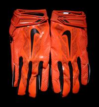 A Pair of Peyton Manning Signed Nike Football Gloves,