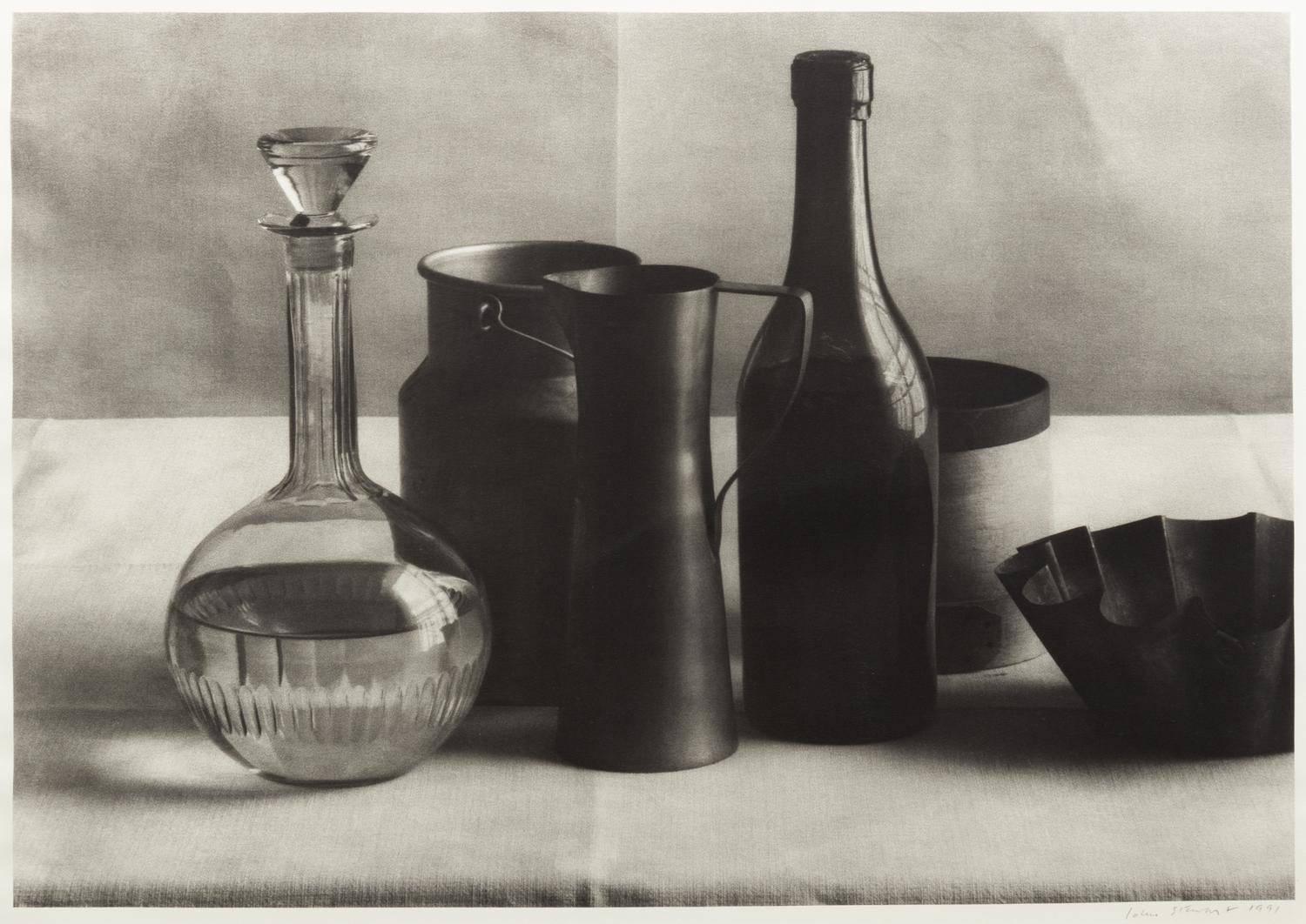 John Stewart (British, 1919-2017) Still Life , 1991 signed and dated (lower right) 22 x 28 inches.