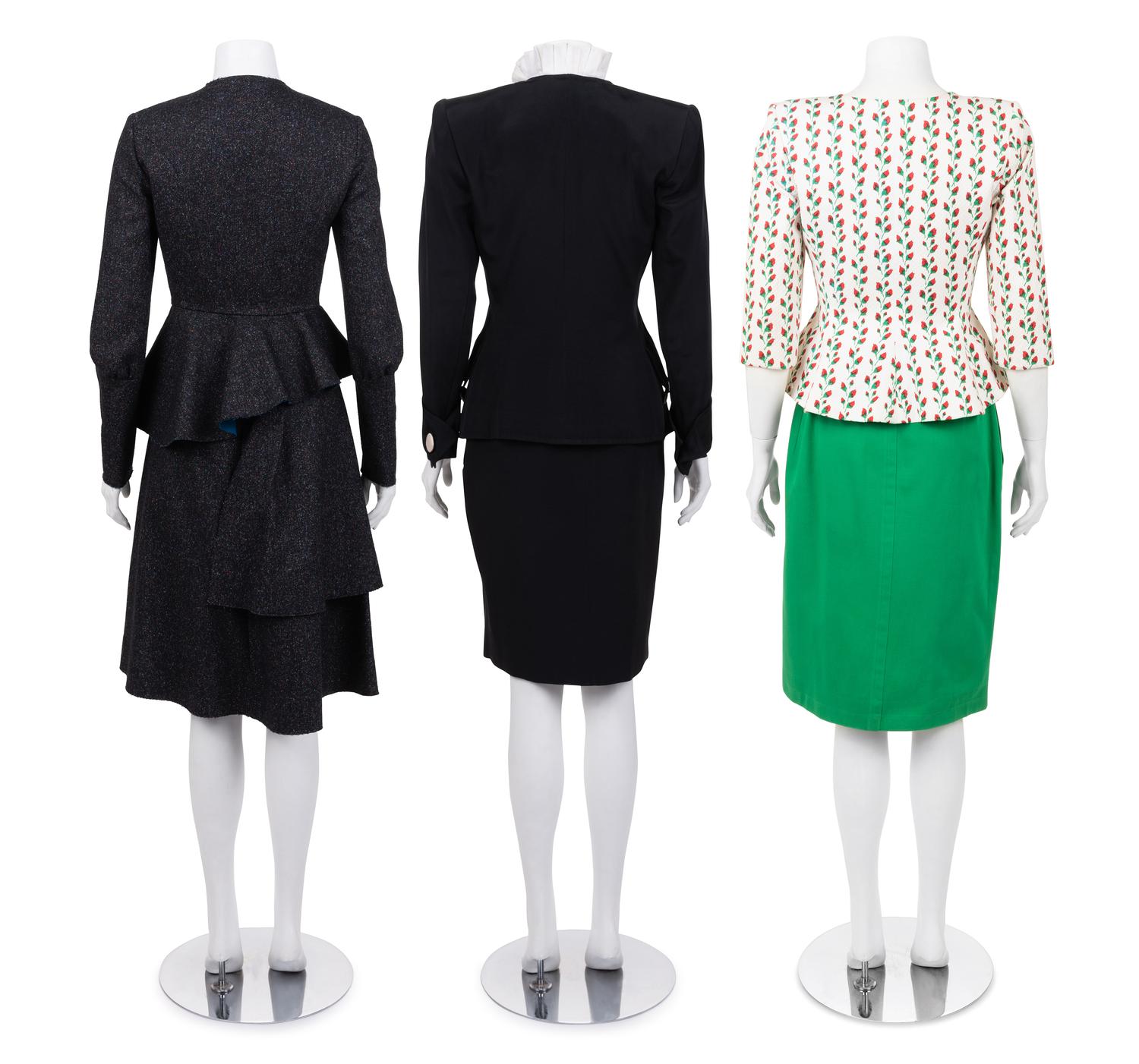 Three Yves Saint Laurent Skirt Suits, 1980-90s