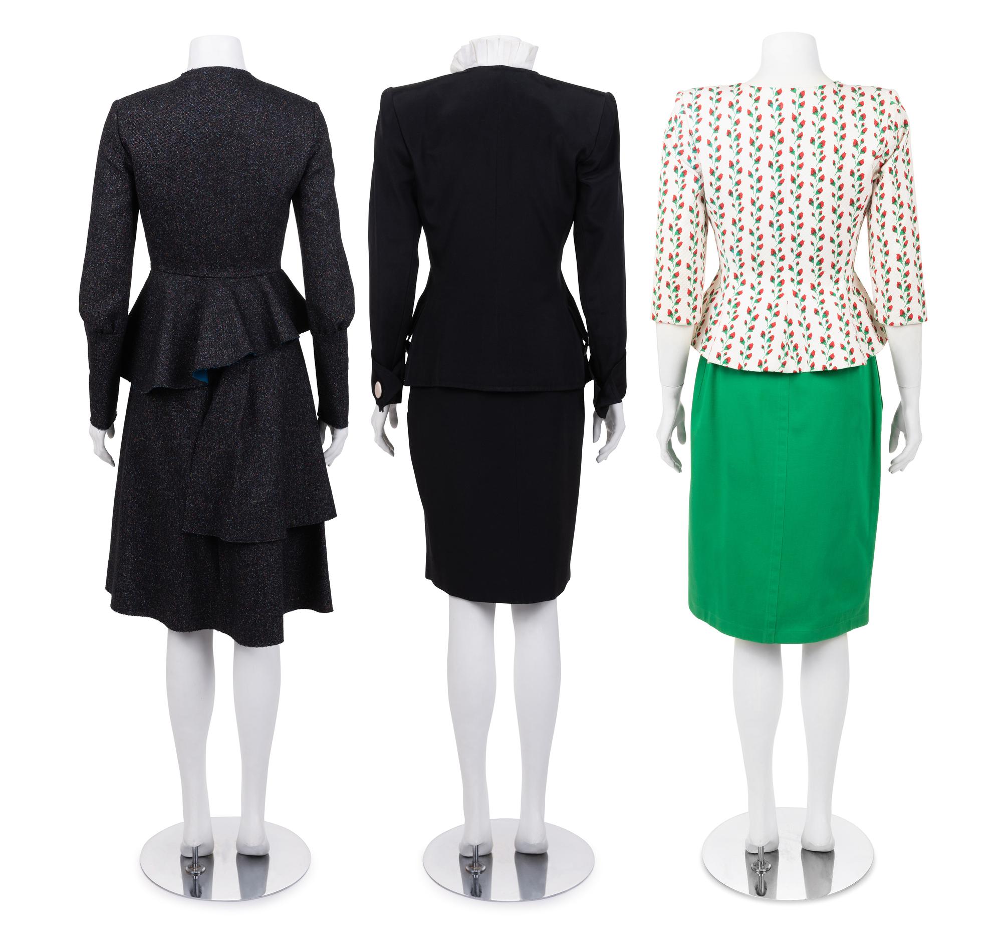 Three Yves Saint Laurent Skirt Suits, 1980-90s