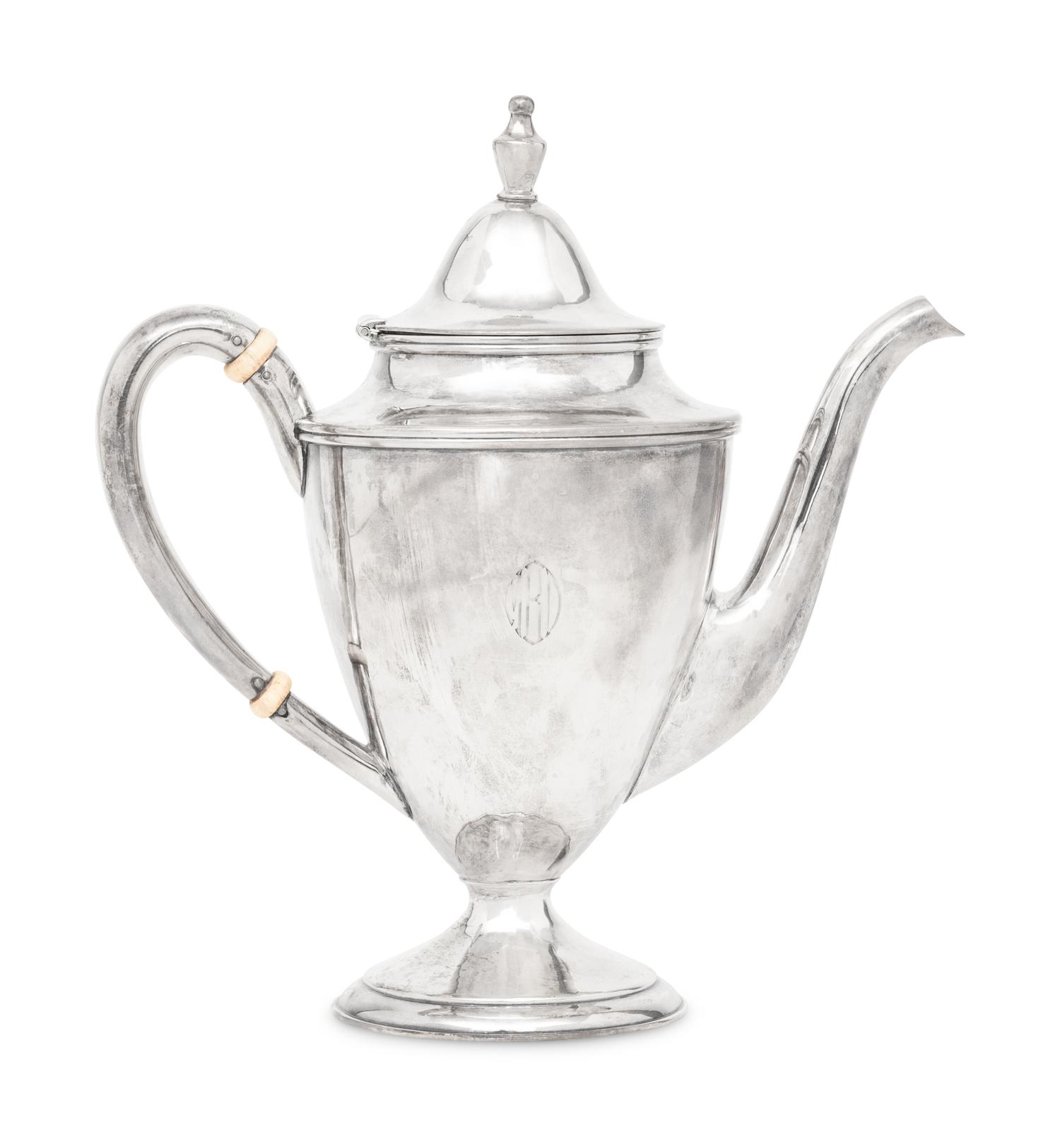 An American Arts and Crafts Silver Coffee Pot