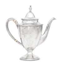 An American Arts and Crafts Silver Coffee Pot