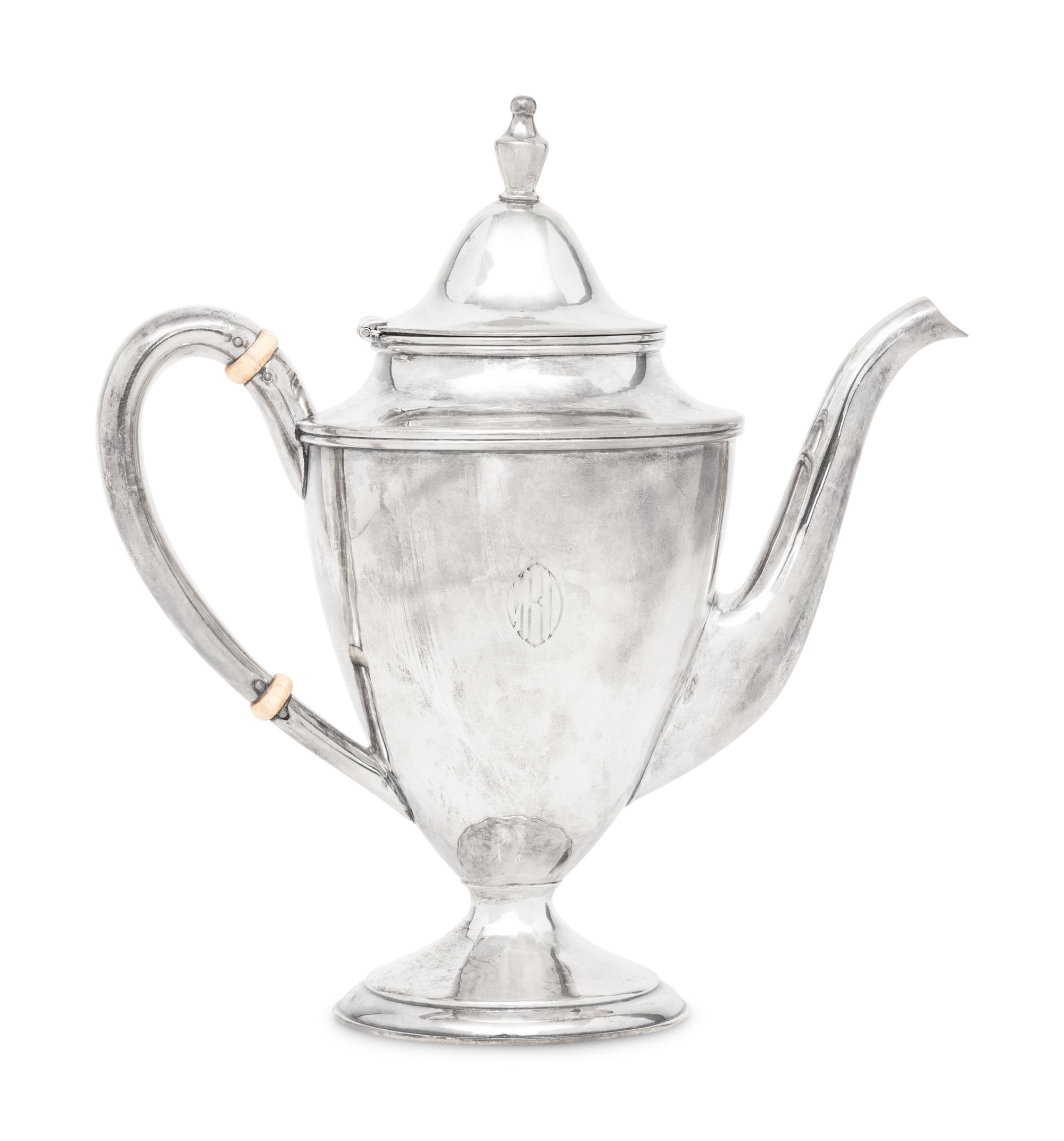 An American Arts and Crafts Silver Coffee Pot