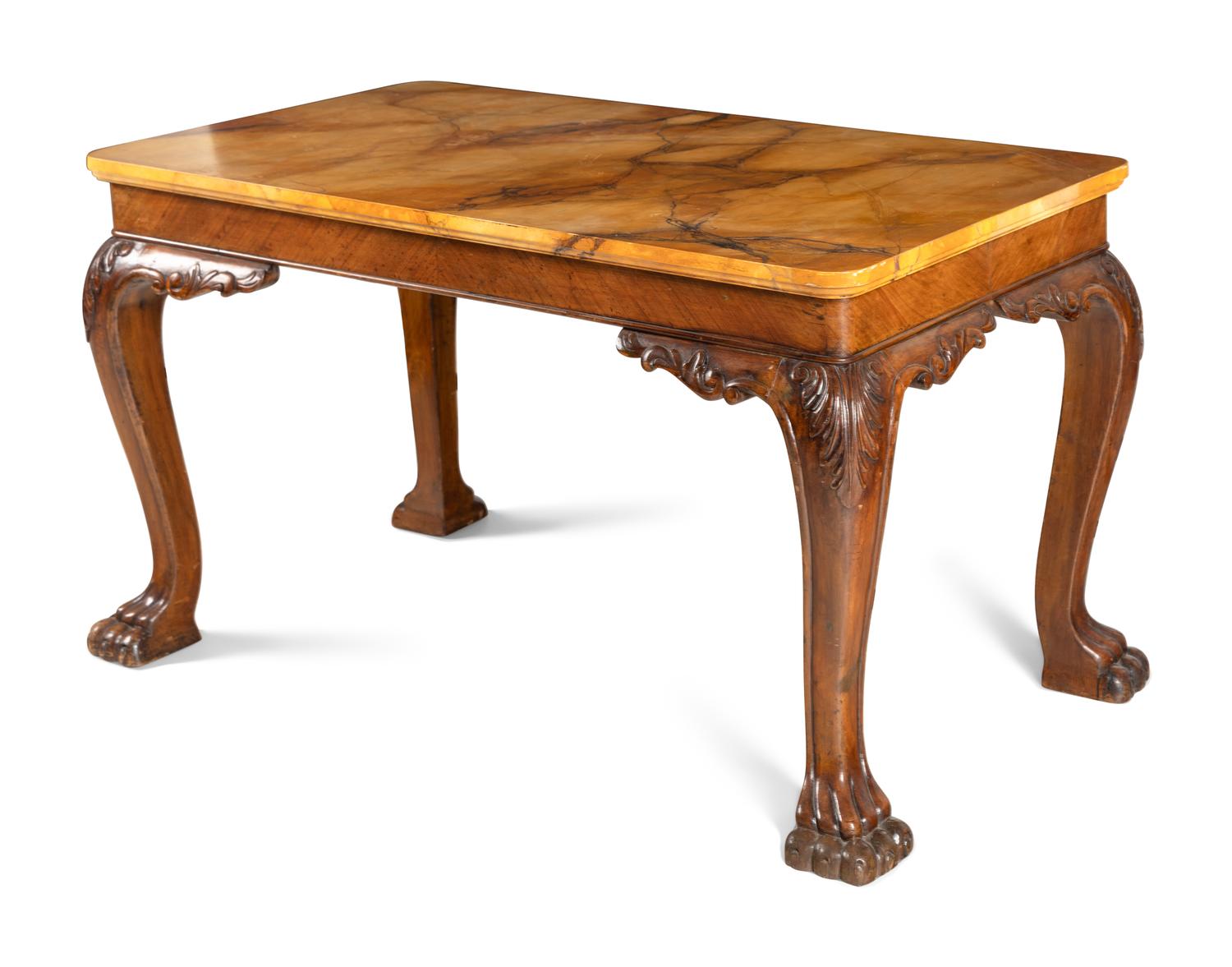 An English Mahogany Console Table