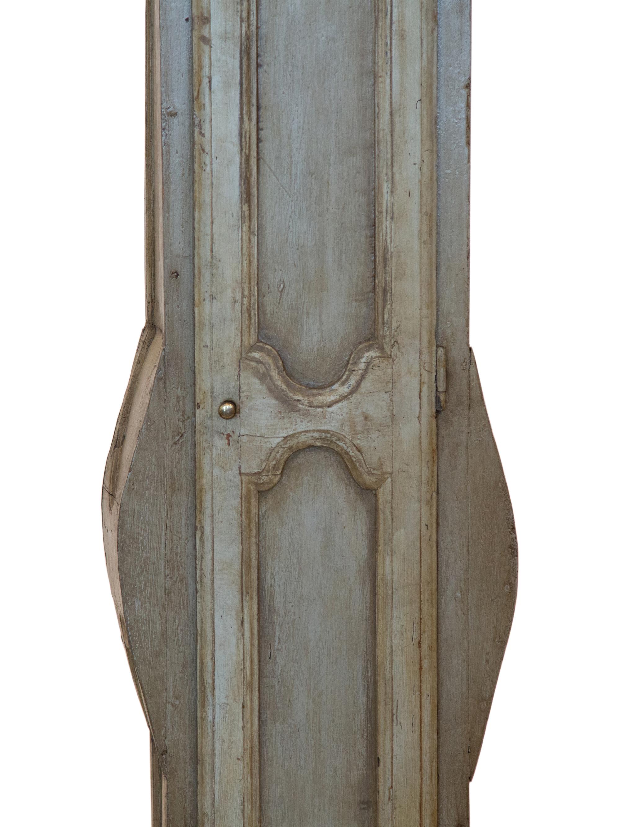 A French Provincial Painted Comtoise Clock — EARLY 19TH CENTURY