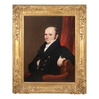 American School, 19th Century — Portrait of Amos Lawrence (1786-1852)