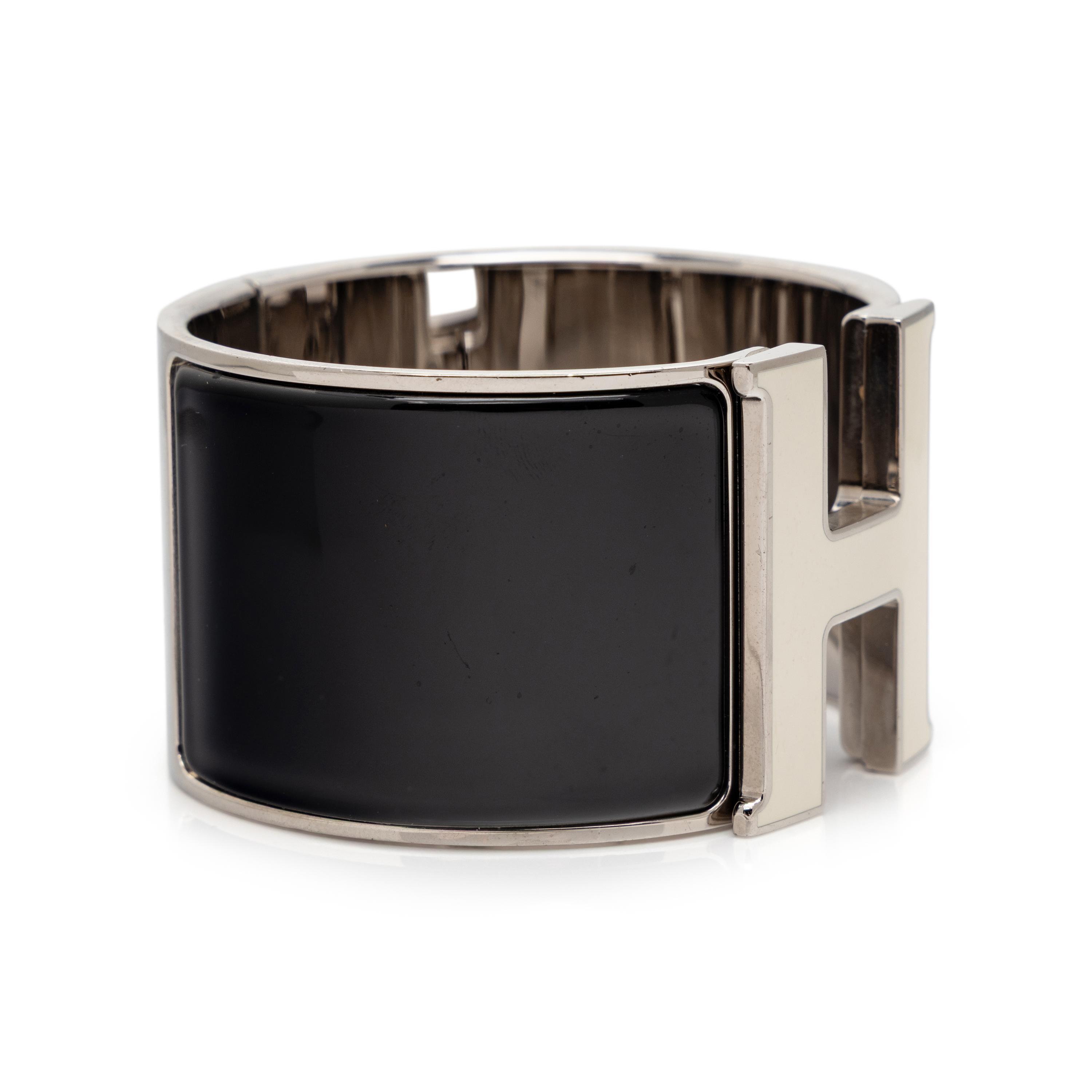 HERMÈS, CLIC CLAC H ENAMEL BRACELET