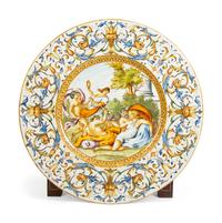 A Pair of Italian Majolica Chargers — 20TH CENTURY