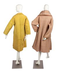 Two Bonnie Cashin Coats, Skirt, Two Patterns, Two Sketches, and One Photograph, 1970s