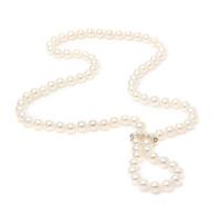 A Single Strand Cultured Pearl Necklace,
