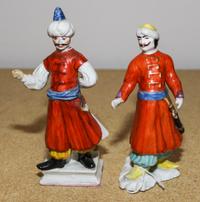 Two Continental Porcelain Figures Height of tallest 7 3/4 inches. — 19TH CENTURY