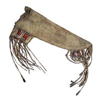 Metis Quilled Buffalo Hide Knife Sheath