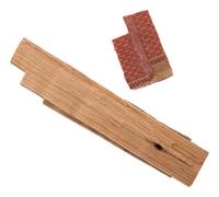 [LINCOLN, Abraham (1809-1865)]. Lincoln relics incl. hair, wood fragment, and fabric remnant.