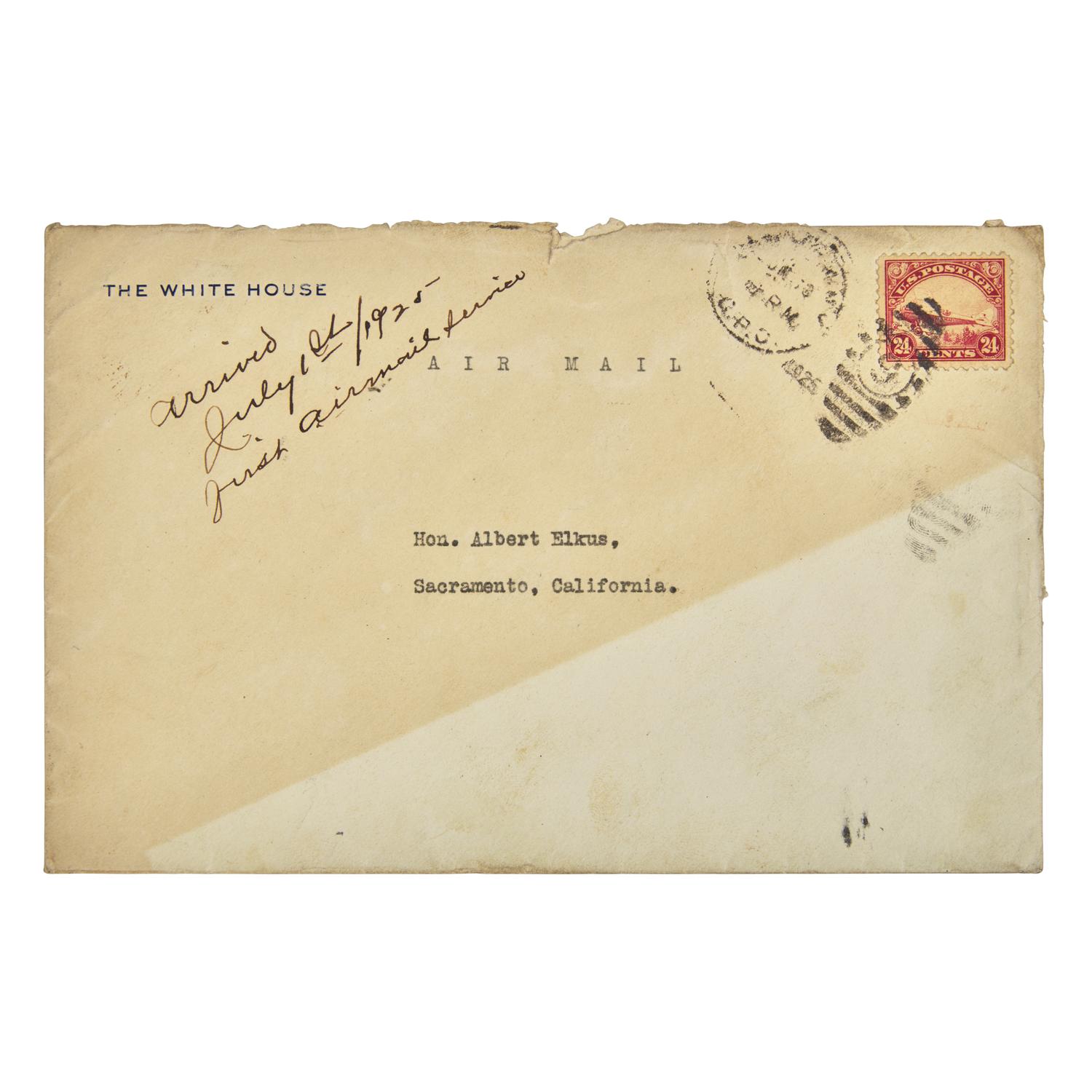 [Presidential] Coolidge, Calvin. Typed Letter, signed