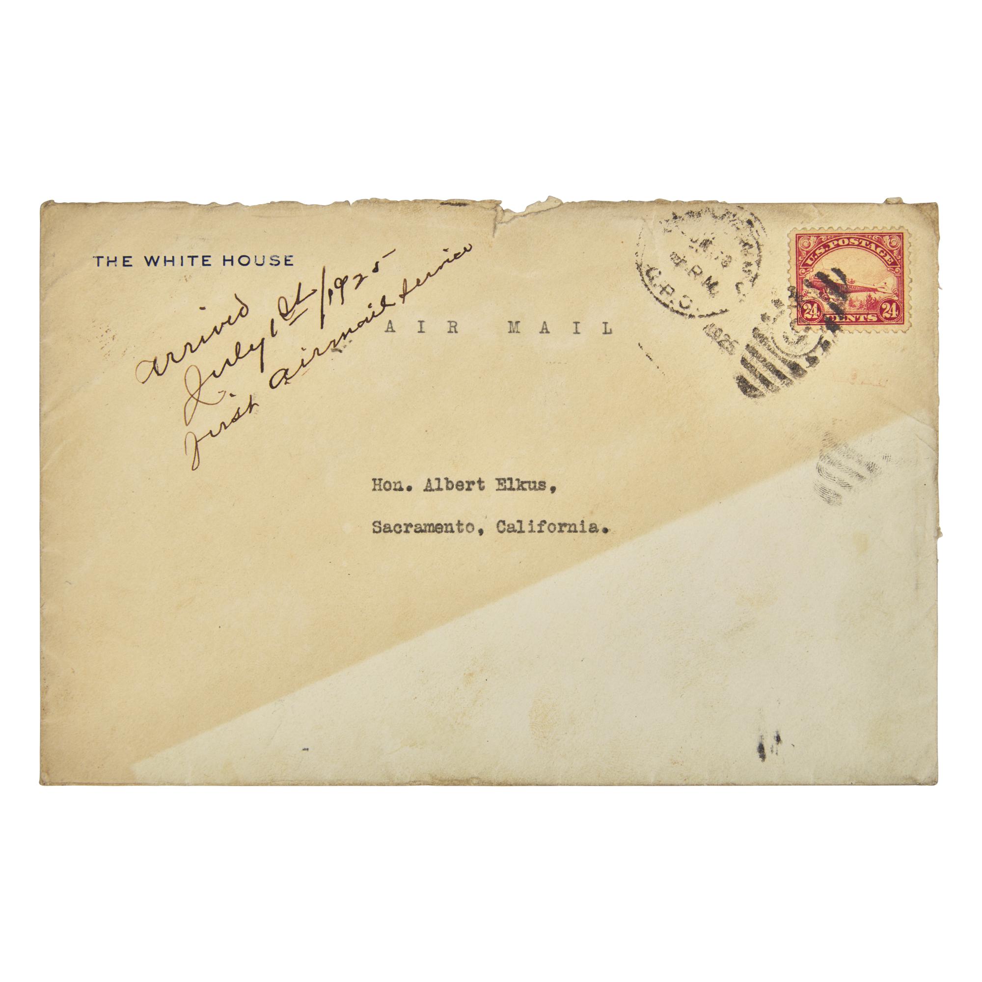 [Presidential] Coolidge, Calvin. Typed Letter, signed