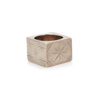 YELLOW GOLD SQUARE SHANK RING