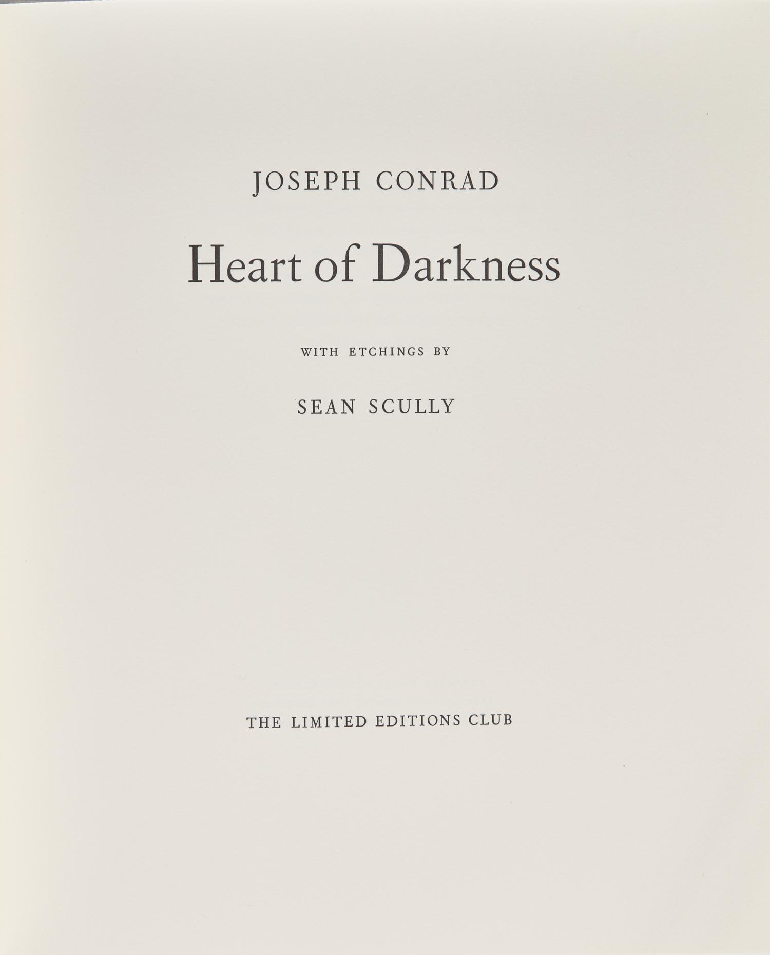 [Limited Editions Club] Conrad, Joseph. Heart of Darkness