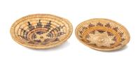 Two Navajo Wedding Baskets Diameter 15 inches — Mid-20th Century