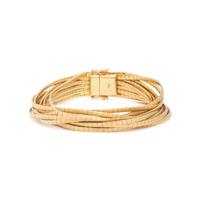 YELLOW GOLD MULTISTRAND BRACELET