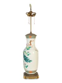 A Large Pair of Chinese Export Molded Porcelain Table Vases — 19th/20th Century