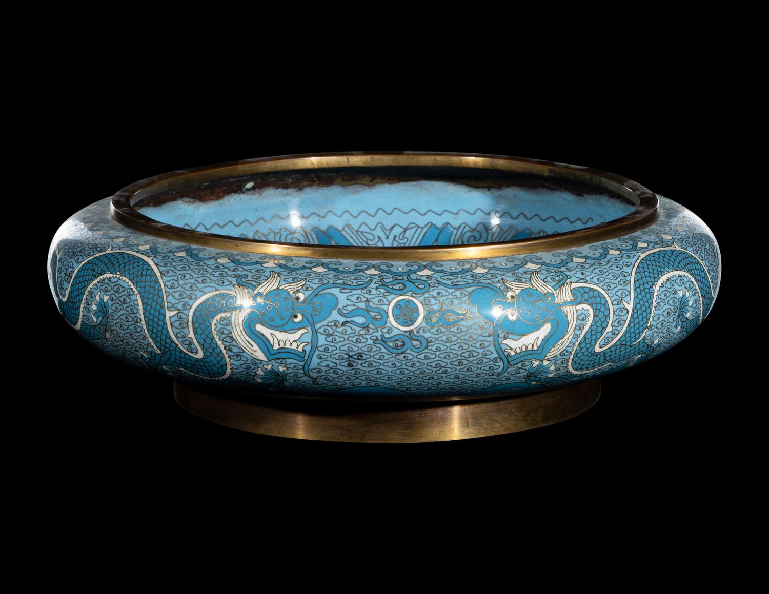 Three Japanese Cloisonne Enamel Articles