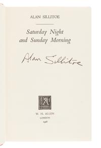 SILLITOE, Alan (1928-2010). Saturday Night & Sunday Morning. London: W. H. Allen, 1958.