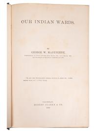 [NATIVE AMERICANS -- TREATIES]. A group of 6 works related to Indian treaties, comprising: