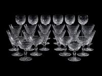 A Waterford Cut Glass Stemware Service