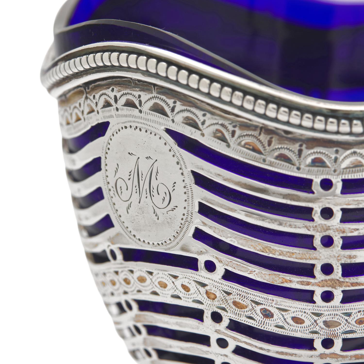 A George III Pierced Silver Sugar Basket