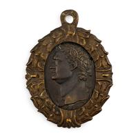 A Set of Three Bronze Medallions of Roman Emperors