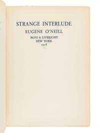 O'NEILL, Eugene (1888-1953). Strange Interlude. New York: Boni & Liveright, 1928.