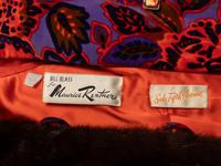 Bill Blass for Maurice Rentner, Velvet Printed Coat