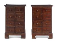 A Pair of Eight-Drawer Cabinets