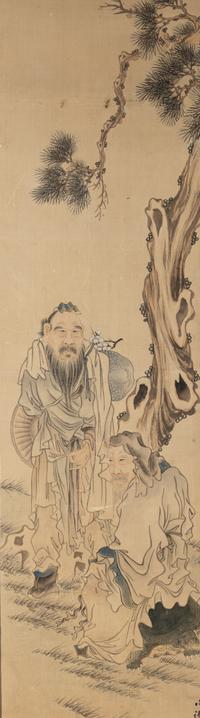 Two Korean Ink and Color Paintings