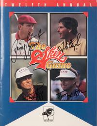 A Multi-Signed Autograph Skins Game Golf Program Including Payne Stewart (Beckett Authentication Services Letter BAS Certified)